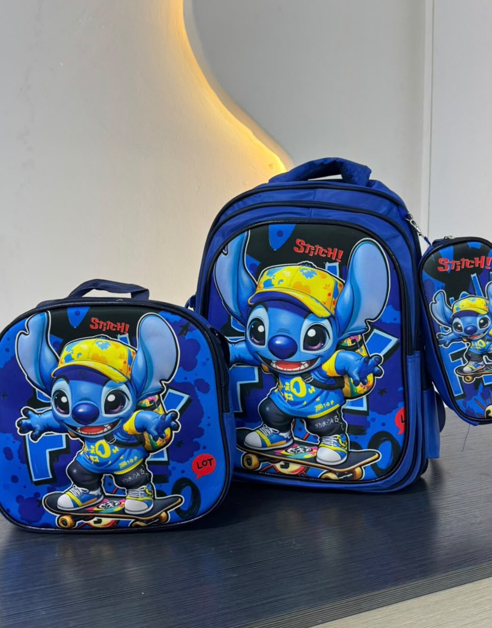 Bolsos combo escolar de 3 piezas