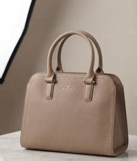 Cartera Alex&Mia — Beige y negra  (0145)